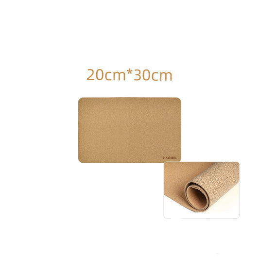 MousePadCo's natural cork mousepads.